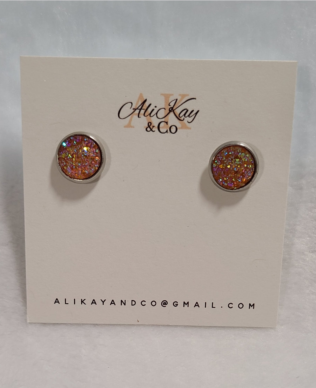 Druzy Stud Earrings