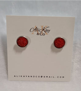 Druzy Stud Earrings