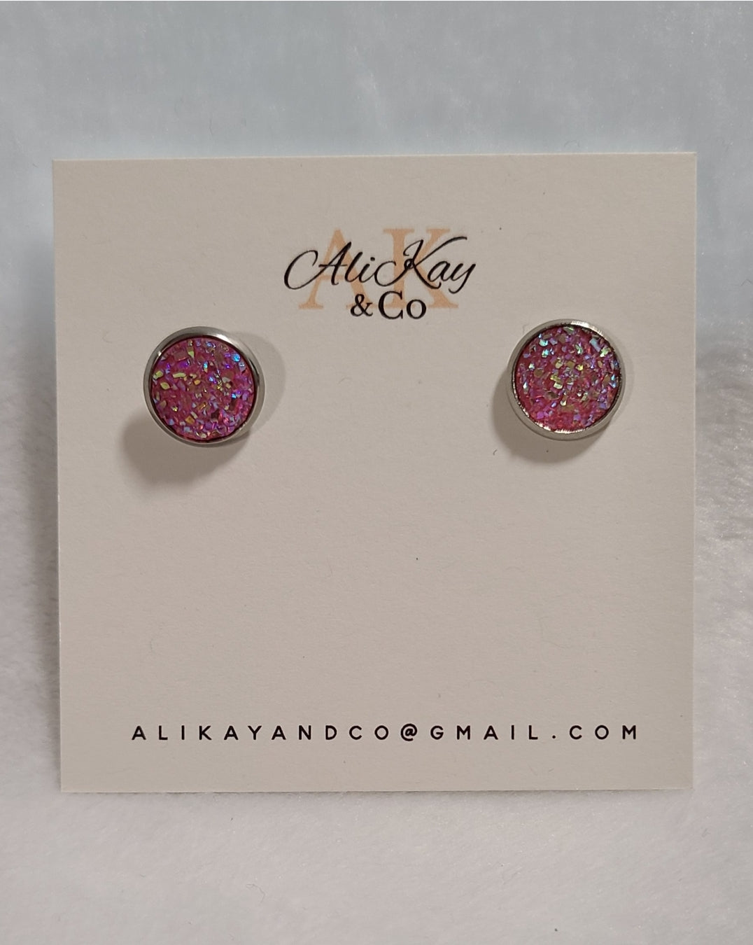 Druzy Stud Earrings